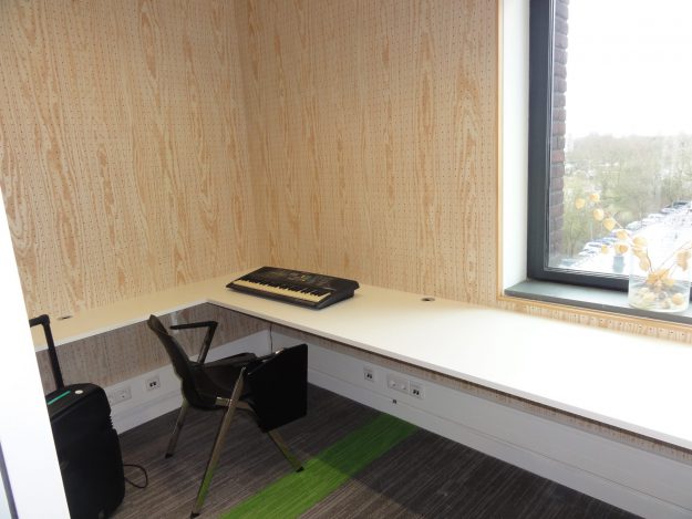 Binnenkant Geluidsstudio InHolland