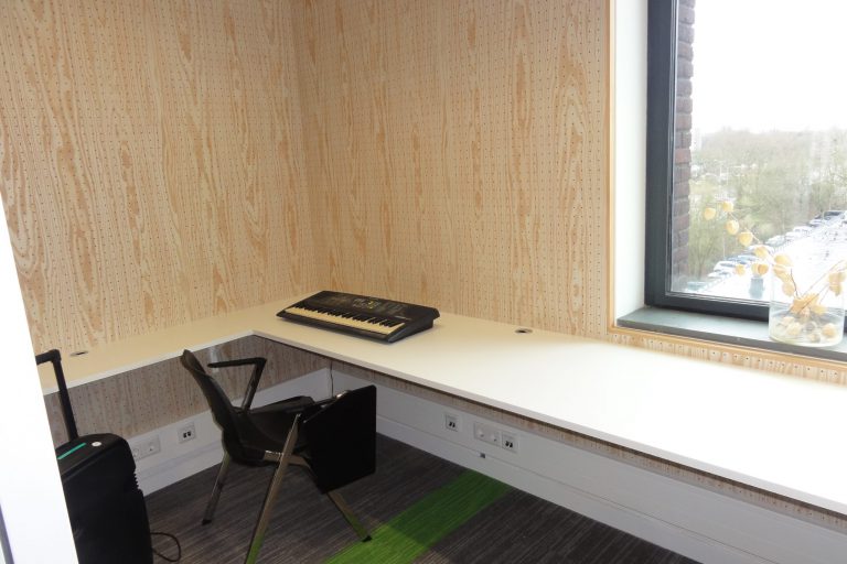 Binnenkant Geluidsstudio InHolland